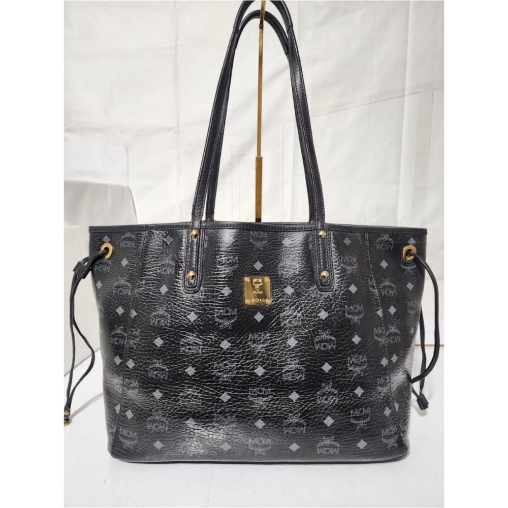 Authentic Mcm Visetos Reversible Printed Tote Bag… - image 1